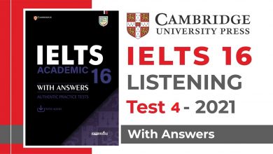 Cambridge IELTS 16 Listening Test 04